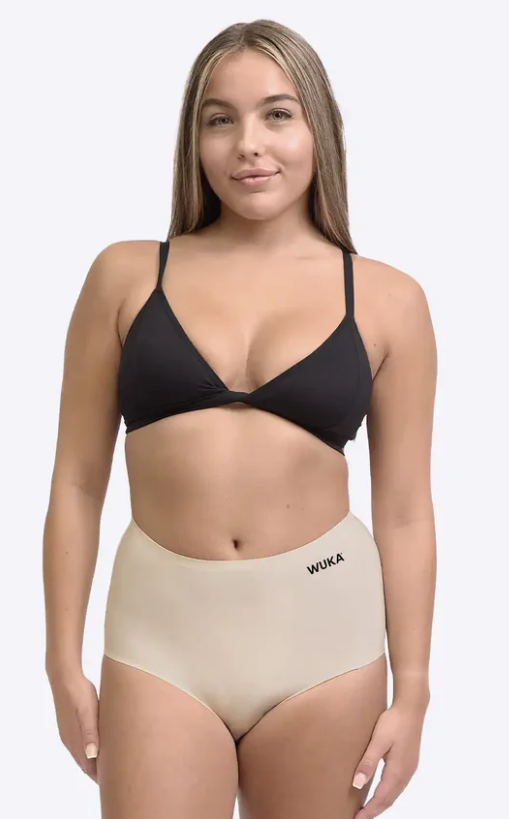 WUKA Stretch sin costuras talle alto flujo abundante - Light Nude XS - L  NUDE